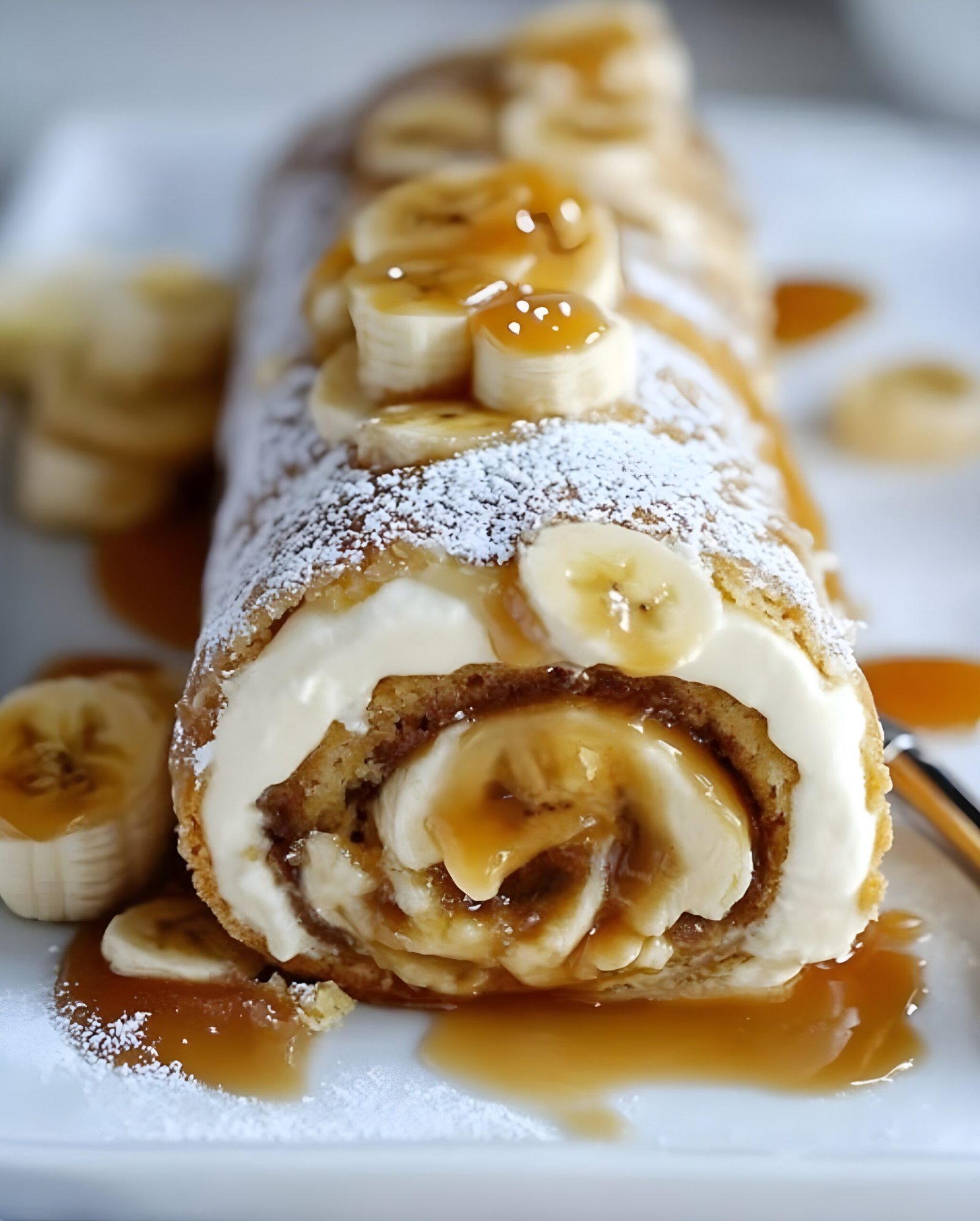 Banana Caramel Rollad