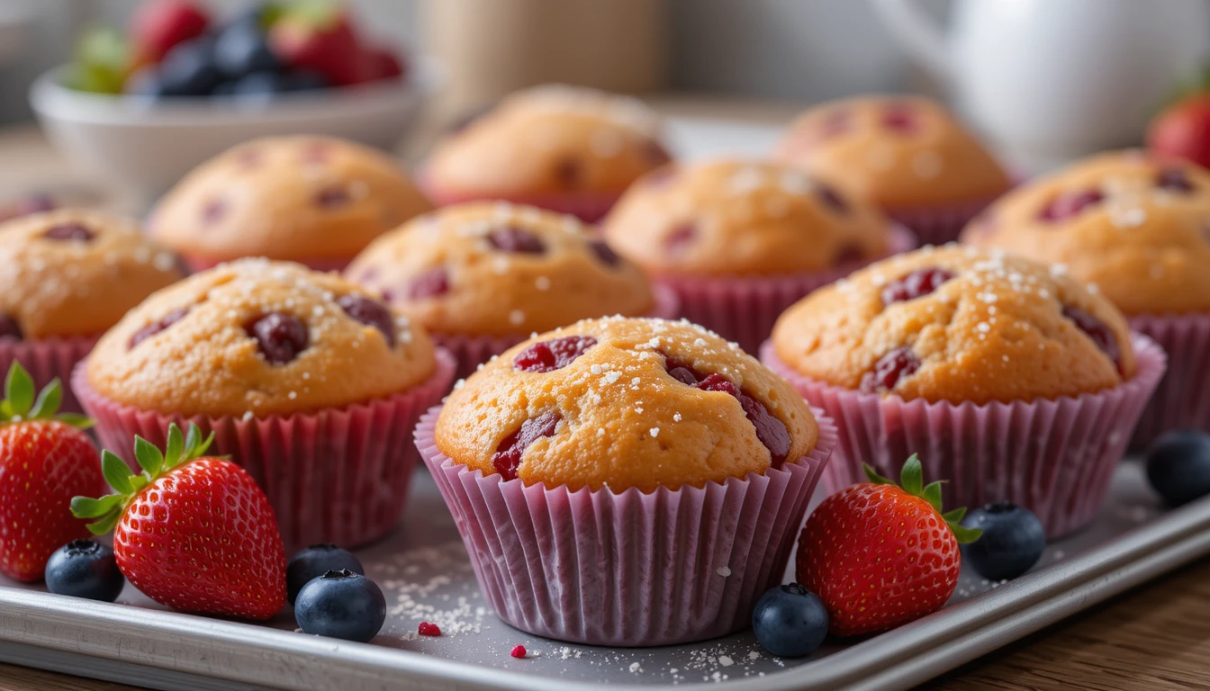 Mixed Berry Muffins