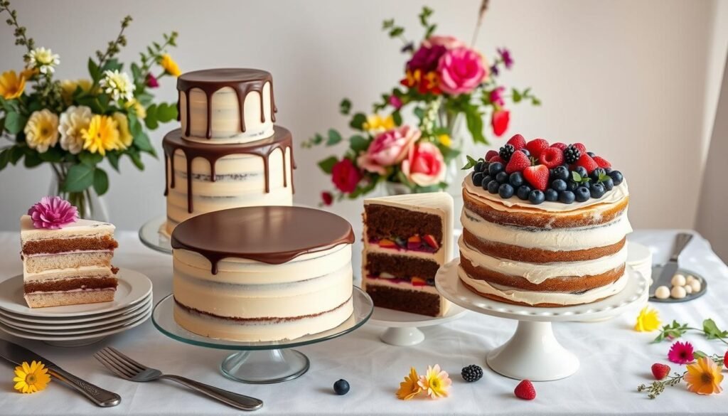 Easy Vanilla Chocolate Cake