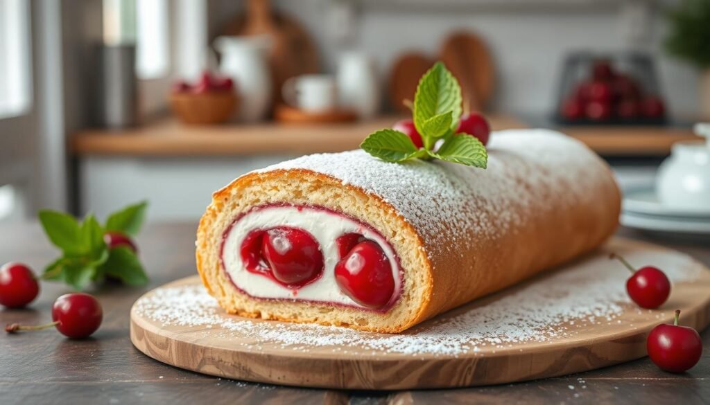 Cherry Cake Roll