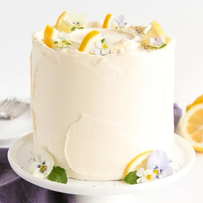 Lemon Poppy Seed Cake - Liv for Cake