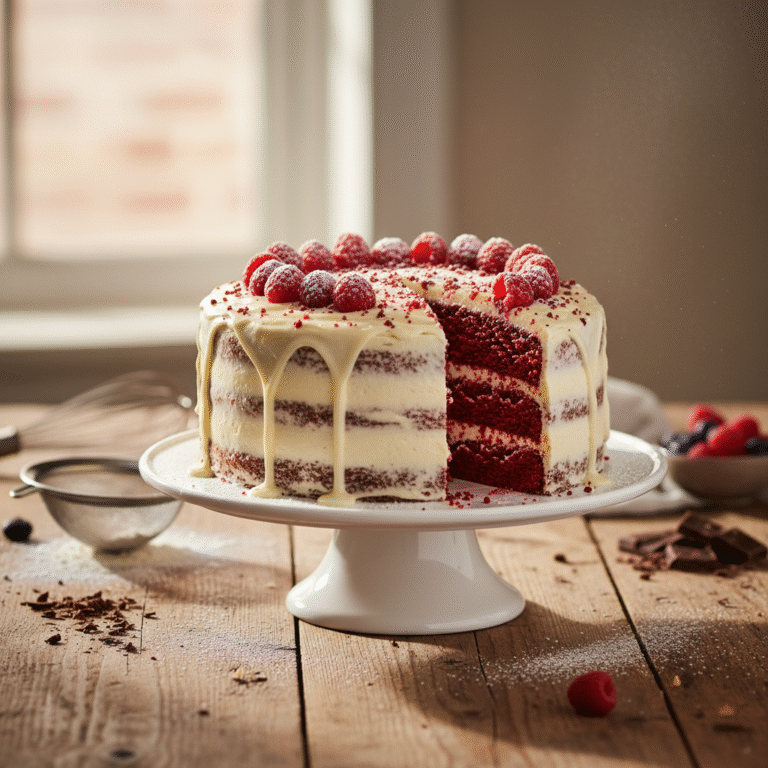 Classic Red Velvet Cake (Moist & Velvety)