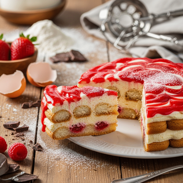 Luscious Strawberry Tiramisu (Easy No-Bake!)