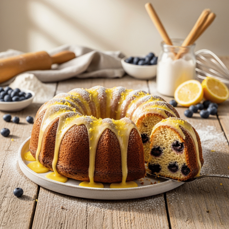 Moist Lemon Blueberry Cake (Fail-Proof Recipe)