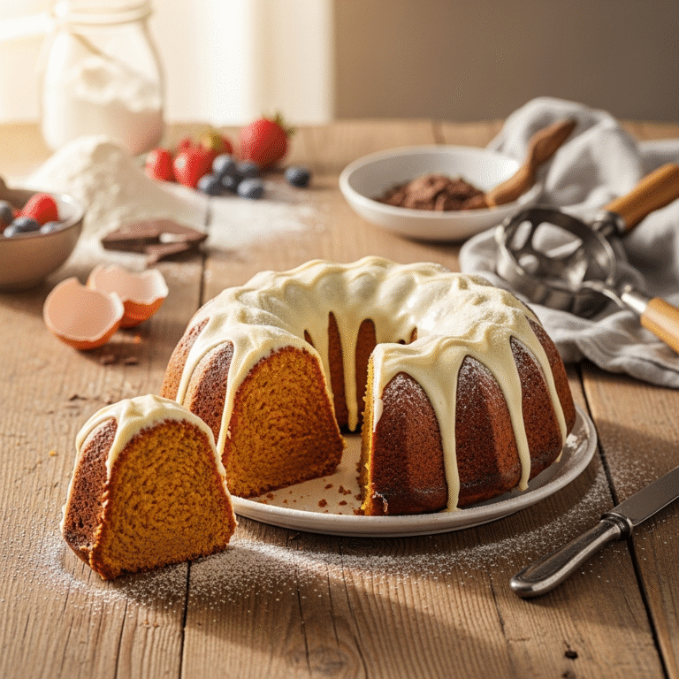 Moist Pumpkin Spice Bundt Cake (Easy Recipe)