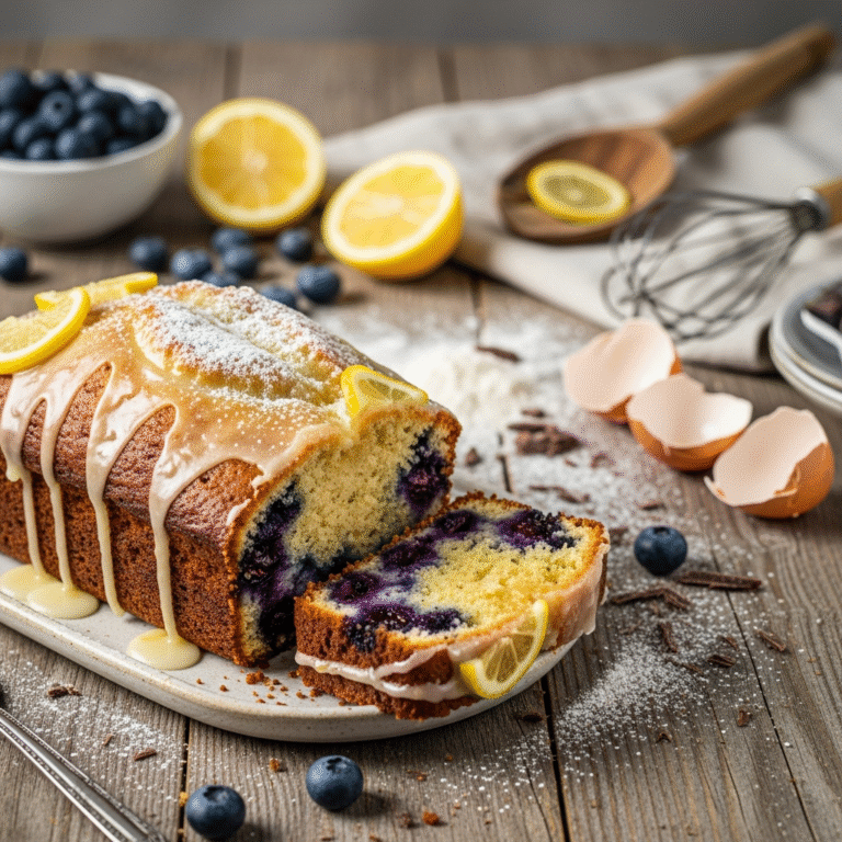Zesty Lemon Blueberry Loaf (Fail-Proof)