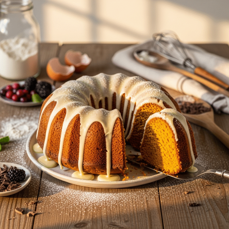 Moist Pumpkin Spice Bundt Cake (Tender Crumb!)
