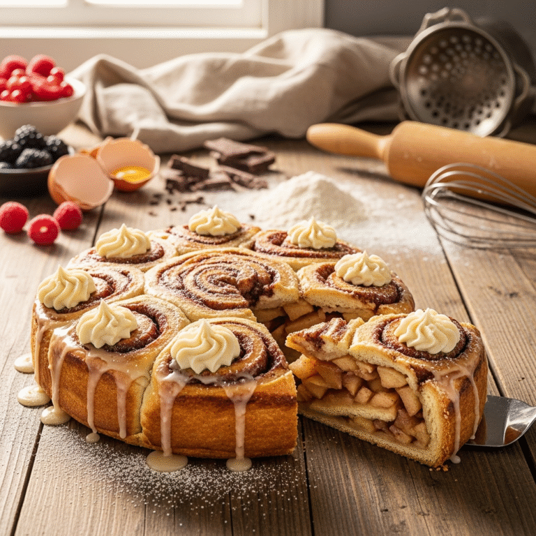Gooey Cinnamon Roll Apple Pie (Fail-Proof Recipe)