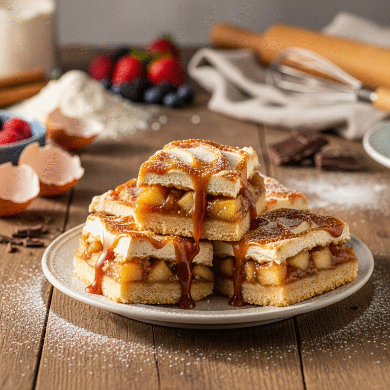 Gooey Salted Caramel Apple Bars (Fail-Proof Recipe)