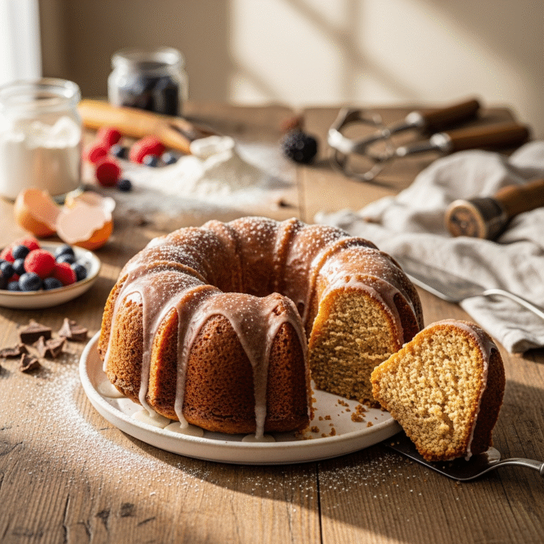 Moist Apple Cider Donut Cake (Bakery-Style)