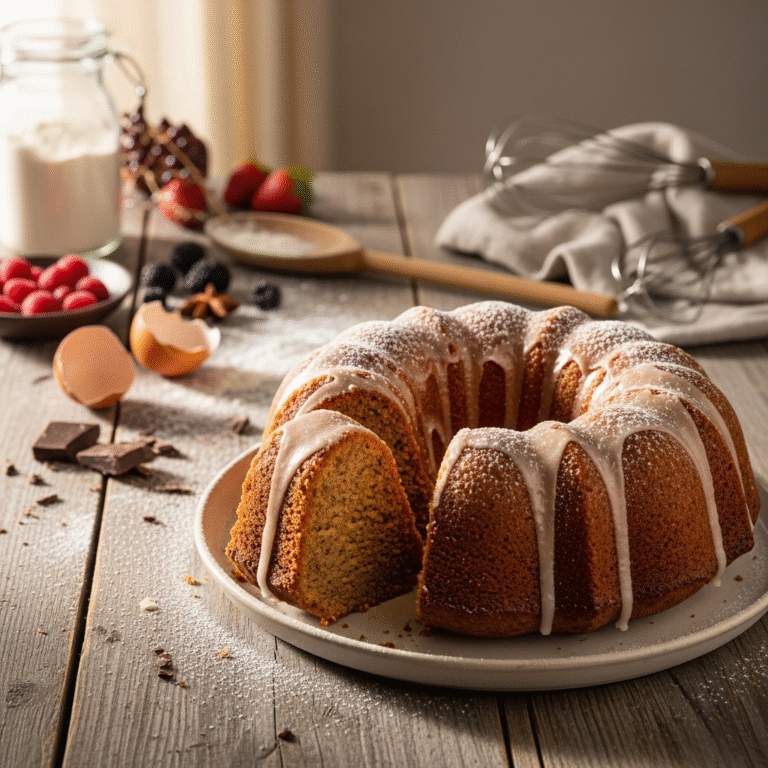 Moist Apple Cider Donut Cake (Bakery-Style)