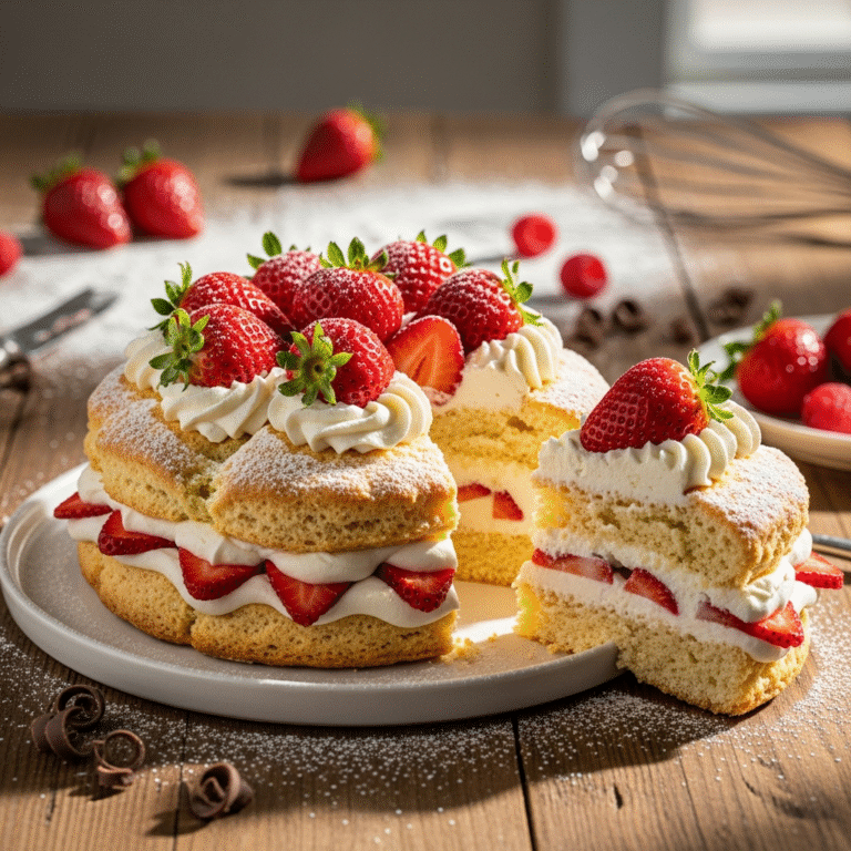 Flaky Strawberry Shortcake (Easy From-Scratch Recipe)
