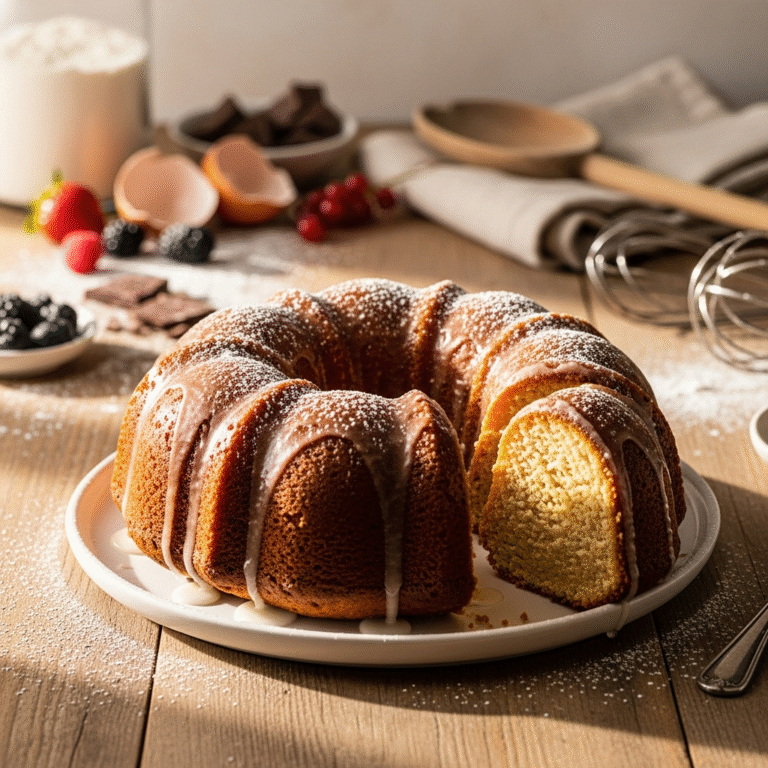 Moist Apple Cider Bundt Cake (Tender Crumb!)