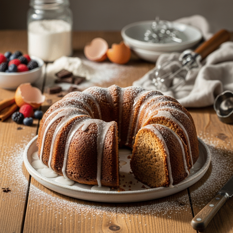 Moist Apple Cider Bundt Cake (Tender Crumb!)